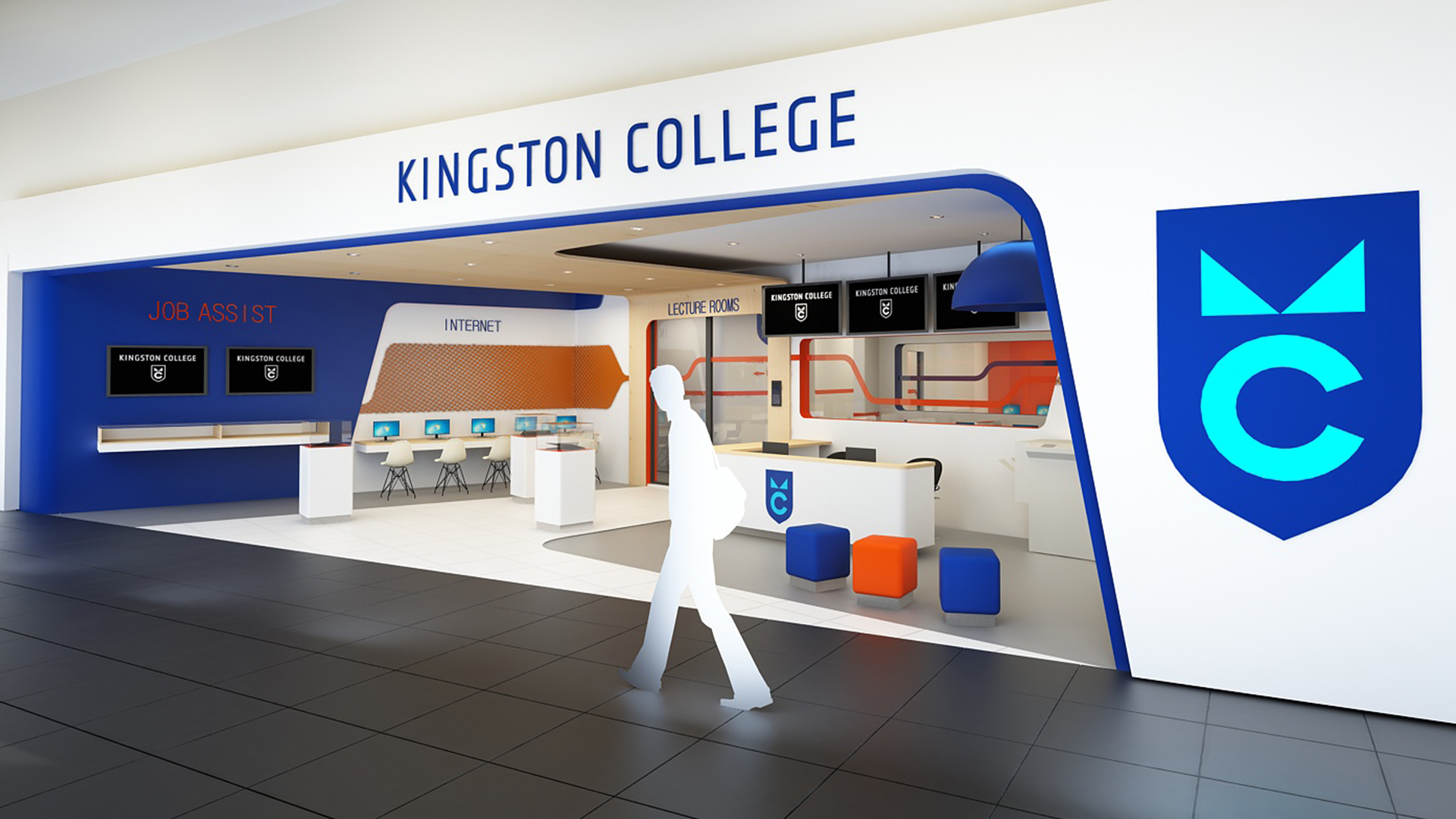 Kingston College commercial education environment
