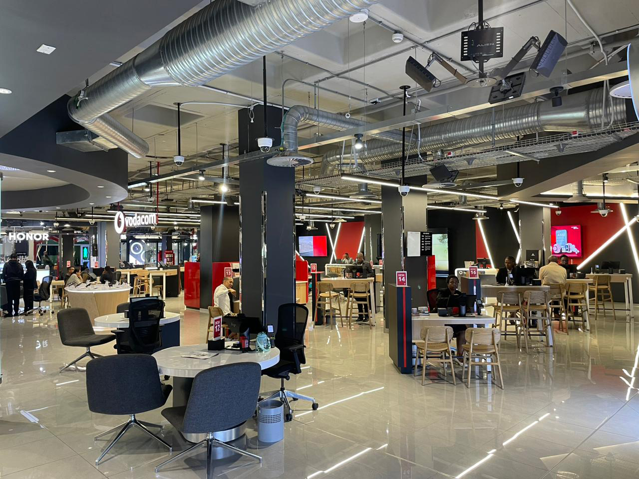 Completed Vodacom retail customer environment